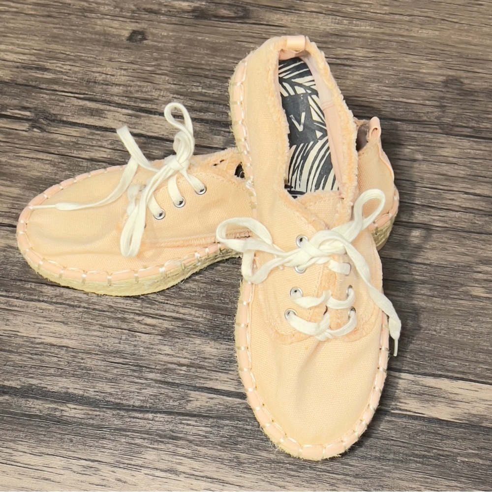 DOLCE VITA Espadrille Platform Sneaker, BLUSH PINK,  Sz 6, EXCELLENT condition.